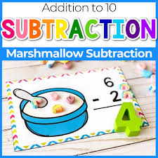 Some of the most popular math worksheets are the holiday related graphing and counting worksheets. Printable Marshmallow Kindergarten Subtraction Problems