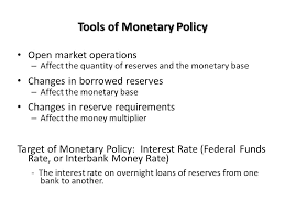 Monetary Policy Tools Instruments And Goals Ppt Download