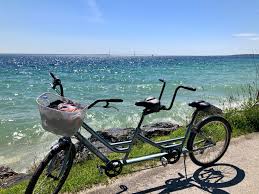 You can also bring your own bicycle or rent one from one of the many bicycle shops located on mackinac island. Biking Around Mackinac Island Summer Setting