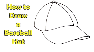 Then, indicate stitching using curved lines, but notice that the lines are. How To Draw A Baseball Hat Very Easy For Kids Youtube
