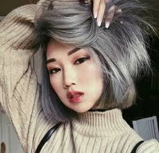 Brunettes will have a particularly tough time achieving the perfect grey hue because hair must be lightened to a clean, white blonde before you get started. Korean Hair Dye To Cover Gray Hair Nara Hair Salon