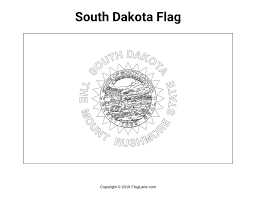 You can find most standard formats for printers here. Free South Dakota Flag Coloring Page
