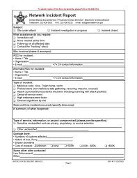 Security Guard Incident Report Template Glendale Community