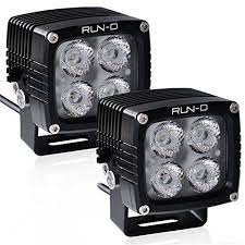 Run D 2x40w Off Road 3 Cube Pod Led Driving Lights 3150lm Each Lamp With Cree Led For Offroad Jeep Jk Led Driving Lights Motorcycle Lights Automotive Deals