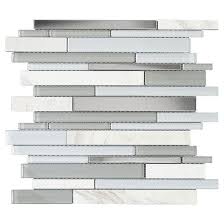 Tuiles De Verre Et Marbre Mur Mosaique Alaska 6 Boite Rona Marble Wall Tiles Glass Marbles Wall Tiles
