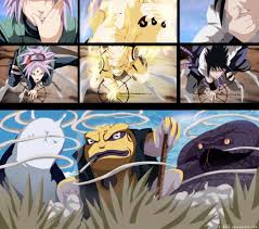 Team Seven Grown Up With Summoning Animals Anime Naruto Shippuden Anime Naruto Sasuke Sakura