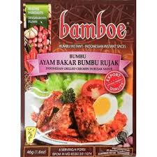 Tentu saja resep bumbu ayam bakar juga sangat banyak ragamnya, apalagi di indonesia ini setiap daerah punya ciri khas bumbu rempah tersendiri yang membuat resep bumbu ayam bakar juga. Bamboe Ayam Bakar Bumbu Rujak 46 G Cooking Sauce Janson Hong Supermarket
