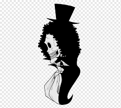 4) and episode 158, luffy begins wearing a black wristband with a white bangle. One Piece Character Illustration Brook Roronoa Zoro Drawing One Piece Usopp Brook One Piece Manga Monochrome Fictional Character Png Pngwing