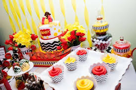 But what's the most useful? One Hot Mama Red Yellow And Black And White Chevron Baby Shower Party Ideas Photo 3 Of 12 Catch My Party