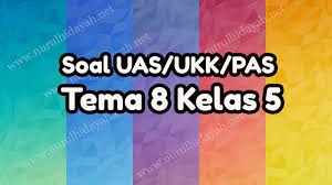 Perputaran air yang ada di bumi disebut…. Soal Uas Tema 8 Kelas 5 Nurul Hidayah