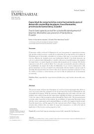 PDF) Capacidad de carga turística como herramienta para el desarrollo  sostenible de playas: Caso Montañita, provincia de Santa Elena, Ecuador