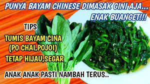Baru Tahu Bayam Cina Di Masak Gini Enak Buanget Tips Tumis Bayam Tetap Hijau Dan Segar Bayam Tumis Minyak Masakan