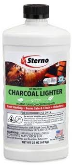 Sterno All Weather Charcoal Lighter Gel 22oz Safe Cleaning Products Biodegradable Products Greens Restaurant