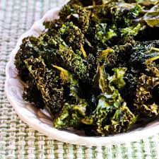 Roasted Kale Chips With Sea Salt And Vinegar Kalyn S Kitchen Recipe Kale Chip Recipes Roasted Kale Chips Ideal Protein Recipes