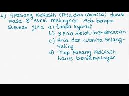 Tiga bola lampu dipilih secara acak dari 12 bola lampu yang 4 diantaranya rusak. M501 Peluang Permutasi Contoh Soal 1 Youtube