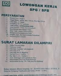 Jangan lupa siapkan nik ktp & foto kalian untuk posisi ini usia paling tua adalah kelahiran tahun 1996. Contoh Surat Lamaran Kerja Ramayana Spg Resign Dan Persyaratan