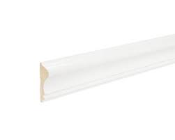 Our most popular chair rail for appliques wainscoting as a wall treatment or on it's own. Mastercraft 11 16 X 2 5 8 Primed Mdf Chair Rail Moulding 390 At Menards