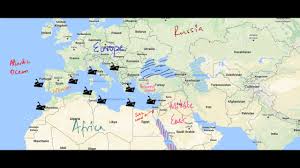 Mediterranean ocean on world map. Countries And Trade Routes Near Mediterranean Sea Youtube