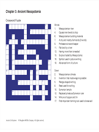With these 10 sites, you can find free easy crosswords to print, puzzles, and other resources to keep you bus. Ancient Mesopotamia Crossword Puzzle Answer Key Fill Online Printable Fillable Blank Pdffiller
