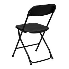 The hdx black plastic seat foldable folding chair is the most comfortable folding chair we've ever tried. Black Folding Chair