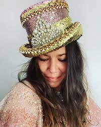 Luxury Rose Gold Sequin Top Hat Fancy Dress Top Hat Sequin Etsy Rose Gold Sequin Top Gold Sequin Top Christmas Party Hats