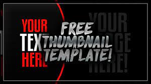 Download Free Thumbnail Template Psd Free Download Free Gfx Youtube
