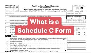 1040 form (often referred to as the 'u.s. What Is An Irs Schedule C Form And What You Need To Know About It