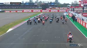 Argentina Motogp 08 04 2018 The Strange Start As Only Jack Miller Took To The Grid On Slicks Motogp Bt Sport Sports