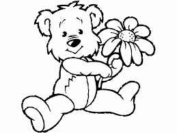 Teddy Bear Coloring Pages Templates Coloring Home