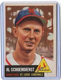 1953 Topps #78 Al "Red" Schoendienst Cardinals