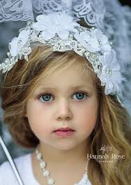 Beaded Lace White Bridal Crown Headpiece