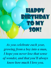 Happy Birthday Card For Father From Son Don T Lose Sense Of Wonder Happy Birthday Cards For Son From Father Birthday Greeting Cards By Davia In 2020 Birthday Cards For Son Happy Birthday Cards Happy Birthday Son