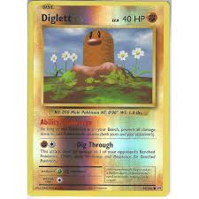 Team rocket card list, prices & collection management. Pokemon Trading Card Game Diglett Lv 8 55 108 Reverse Holo Common Card Xy Evolutions Trading Card Games From Hills Cards Uk