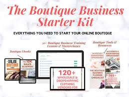 How To Start An Online Boutique Business Starter Kit Online Etsy In 2020 Online Boutique Business Starting An Online Boutique Starting A Clothing Business