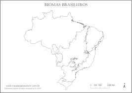Mapas do Brasil para colorir