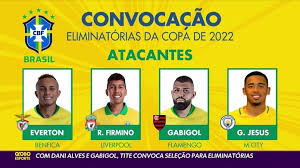 Convocação da seleção brasileira hoje. As Consequencias Da Teimosia De Tite Aparecerao Na Copa Do Mundo De Peito Aberto Por Casagrande Ge