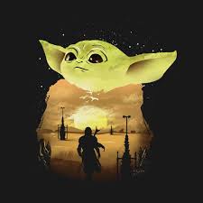 Baby Yoda Sunset Mandalorian T Shirt The Shirt List Star Wars Wallpaper Star Wars Art Star Wars Images