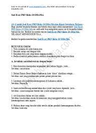 We did not find results for: 60 Contoh Soal Essay Pkn Kelas 11 Sma Ma Dan Kunci Jawabnya