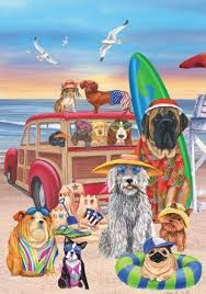 Dog Days Of Summer Garden Flag Humor Nautical Beach Surfboards 12 5 X 18 Summer Garden Flags Garden Flags Summer Garden