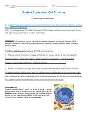 Student exploration cell division / cell structure answer key in the new cell types gizmo, students are introduced to the diversity of cells that exist in nature, from bacteria and protists to specialized animal cells such as neurons and red blood cells. Activity B Plant Cells Get The Gizmo Ready Select The Plant Cell Tab And Click Course Hero