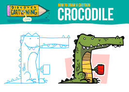 See cartoon alligator stock video clips. How To Draw A Cartoon Crocodile Malcolmmonteith Com