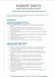 Administrative assistants need a lot of soft skills to shine in these roles. Administrative Assistant To Ceo Resume Samples Qwikresume