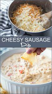 Cheesy Sausage Dip Recipe Family Fresh Meals Dip Cheesy Footballfood Appetizer Superbowl Easyr Family Fresh Meals Sausage Dip Recipe Cheesy Sausage Dip