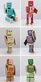 Ollibots Playful Printable Robots Diy Robot Space Crafts For Kids Crafts For Kids