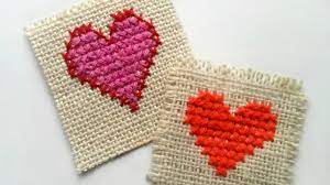 With over 17,000 cross stitch patterns, leaflets and books available, we're sure you can find the perfect pattern! Create A Simple Cross Stitch Heart Diy Crafts Guidecentral Youtube