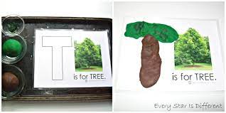 All the activities are simple enough for toddlers and fun and interactive to keep preschoolers engaged while learning, creating, and playing! Tree Activities For Tots Preschoolers W Free Printables Every Star Is Different