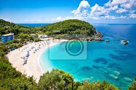 Fühl dich mit airbnb weltweit zuhause. Schone Sarakiniko Strand In Der Nahe Von Parga In Griechenland Leinwandbilder Bilder Tour Tourismus Balkan Hellas Myloview De