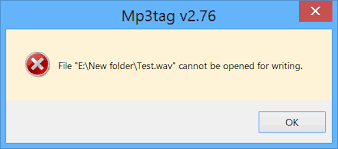We did not find results for: X Wav File Cannot Be Opened For Writing No Bugs Mp3tag Community