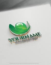 3d Logos Create 3d Logo Online With Our Free Logo Maker Leaf Logo Free Logo 3d Logo Design
