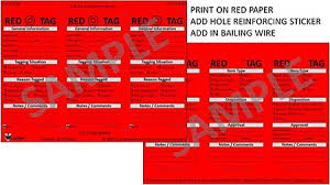 Definitions for red tag were found at onelook.com. Bkkuycobpybktm